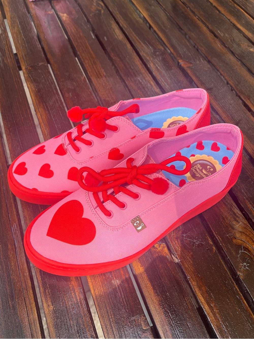 Brand new In box Hot Chocolate Design I Will Always Love You sneakers size 7